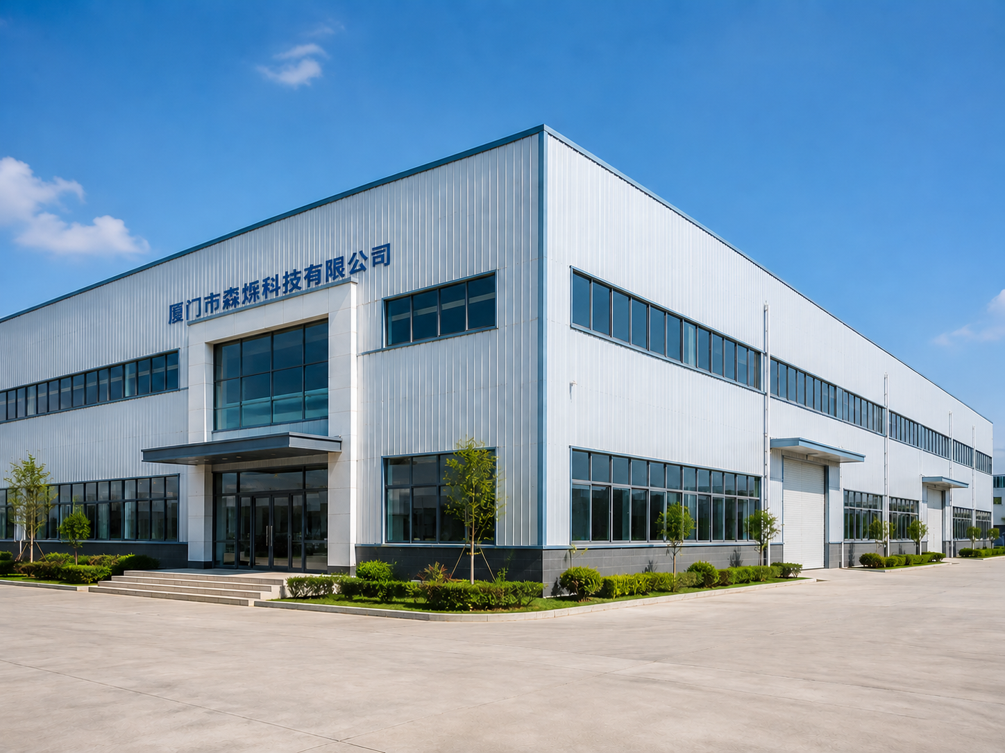 Senshuo modern production facility in Xiamen Torch Hi-Tech Zone